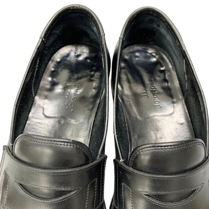 ジョンロブ レザーシューズ ローファー アシュレイ 4596ラスト ブラック メンズ サイズUK7E JOHNLOBB ASHLEY ローファー 約25.5cm【LA】【中古】