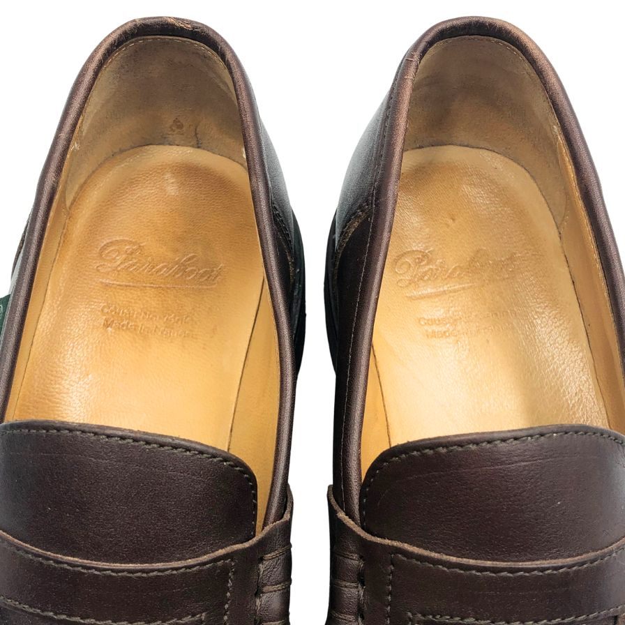 【良品】パラブーツ ランス コインローファー バイカラー 赤茶 7.5 カーフ 楽天市場】パラブーツ PARABOOT コインローファー メンズ ランス