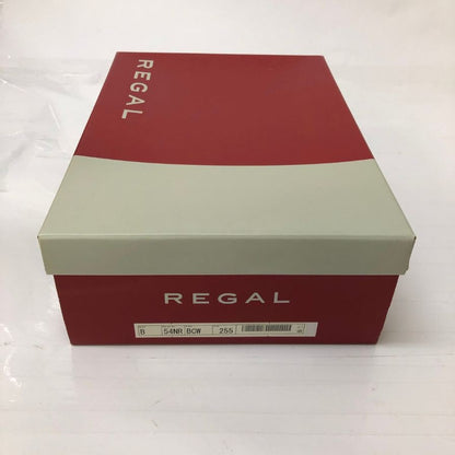 リーガル 54NR メダリオン ウィングチップ サイドジップ ブーツ メンズ サイズ 25.5 ブラック REGAL 約25.5cm【YB1】