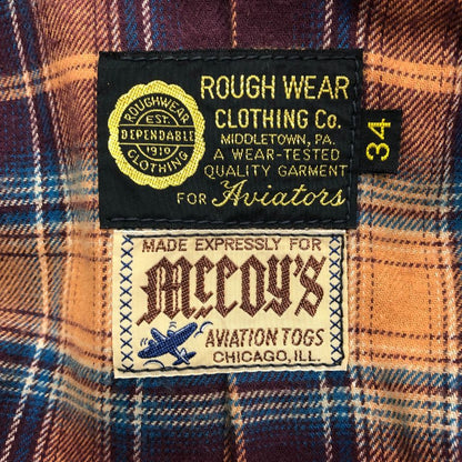 中古■リアル マッコイズ レザージャケット 30s スポーツ タイプ ブルゾン ブラウン レディース サイズ34 THE REAL McCOY’S ROUGH WEAR 【AFG1】