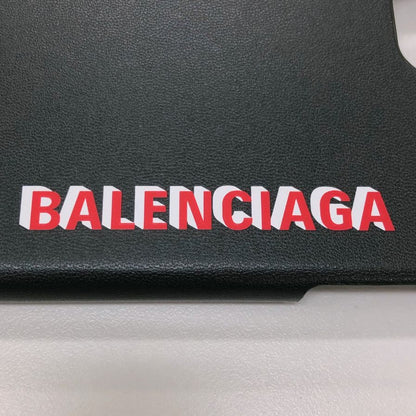 バレンシアガ スマホケース グレー iPhone11用 ユニセックス BALENCIAGA【AFI18-2】【中古】