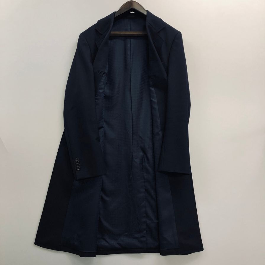 中古◆テーラーフクオカ コート ウール100% 12073 オーダー品   Tailor Fukuoka 【AFF20】