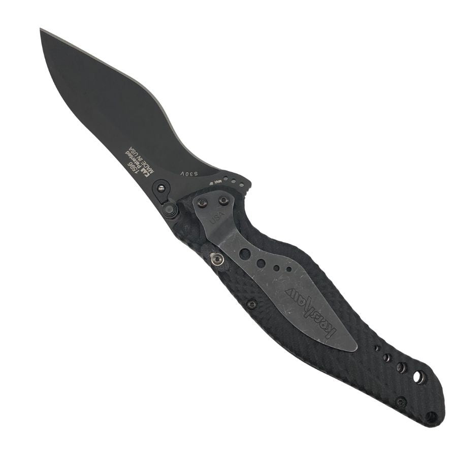 カーショウ フォールディングナイフ 1596 S30V ブラック Kershaw【AFI15】【中古】