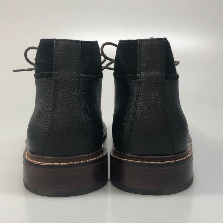 コールハーン チャッカブーツ グレインレザー×スエード コンビ C26131 メンズ ブラック サイズUK8.5 COLE HAAN 約27.0cm【AFD2】