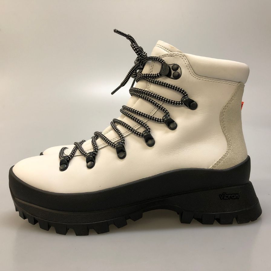 メレル ブーツ トレッキングブーツ Bristol MID レディース サイズ24.5 ブラック ホワイト系 MERRELL 約24.5cm【AFD5】