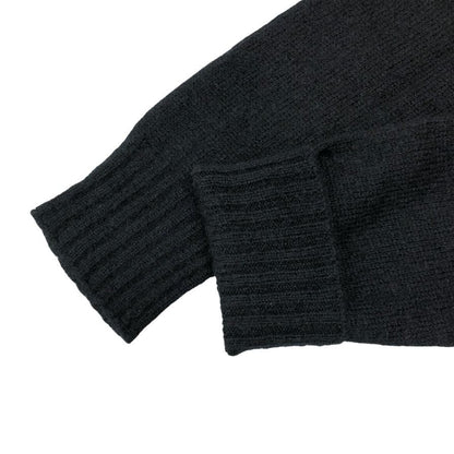 極美品◆ドルチェ&ガッバーナ カーディガン カシミア＆シルク レディース サイズ42 ブラック DOLCE&GABBANA 【AFB31】