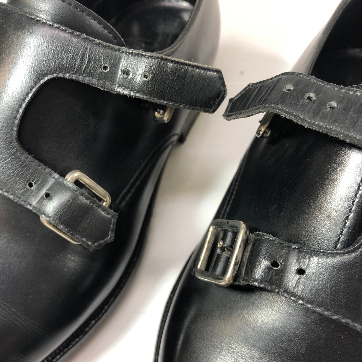 クロケット＆ジョーンズ SEYMOUR ダブルモンク カーフ ブラック サイズUK6.5D Crockett & Jones 約25.0cm【AFC47】