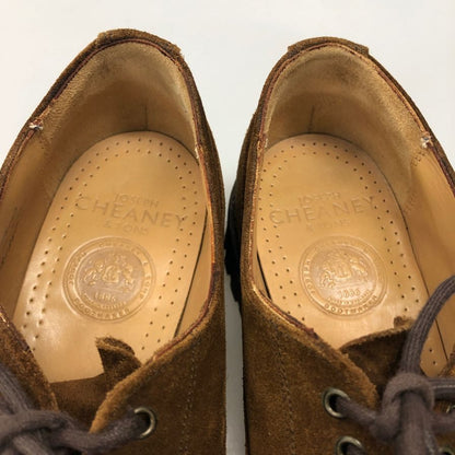 ジョセフ チーニー レザーシューズ ウィンフェル スエード  メンズ サイズ8.5F ブラウン JOSEPH CHEANEY WHINFELL スエードシューズ 約26.5cm【LA】【中古】