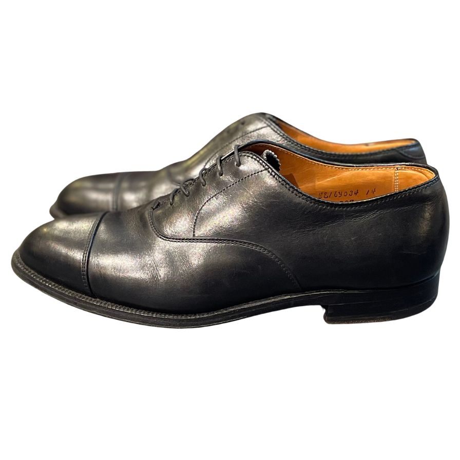 オールデン レザーシューズ 907 ストレートチップ カーフ ブラック メンズ サイズUS8.5EEE ALDEN ビジネスシューズ 約26.5cm【LA】【中古】
