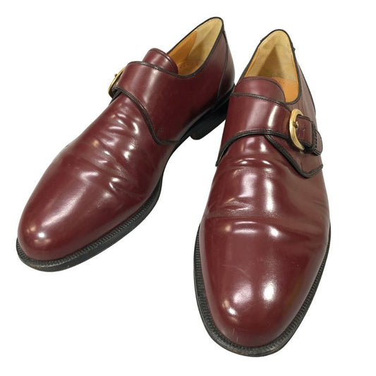チャーチ プリマクラッセ レザーシューズ シングルモンク ストラップ ボルドー メンズ サイズ10 Church's PRIMA CLASSE 約29.0cm【AFC43】