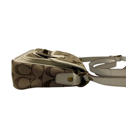 コーチ ショルダーバッグ シグネチャー 10566 レディース ホワイト系 COACH【AFE4】