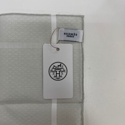 エルメス ハンカチ コットン100% レディース グレー系  HERMES【AFI13】【中古】