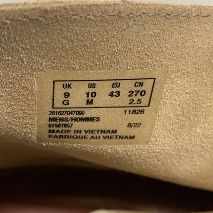 クラークス レザーシューズ デザートロック チャッカブーツ スエード グレー サイズUK9 Clarks 約27.0cm【AFD8】