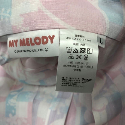 ふりふ 浴衣 サンリオ マイメロディ サイズL レディース ピンク系【AFB13】【中古】