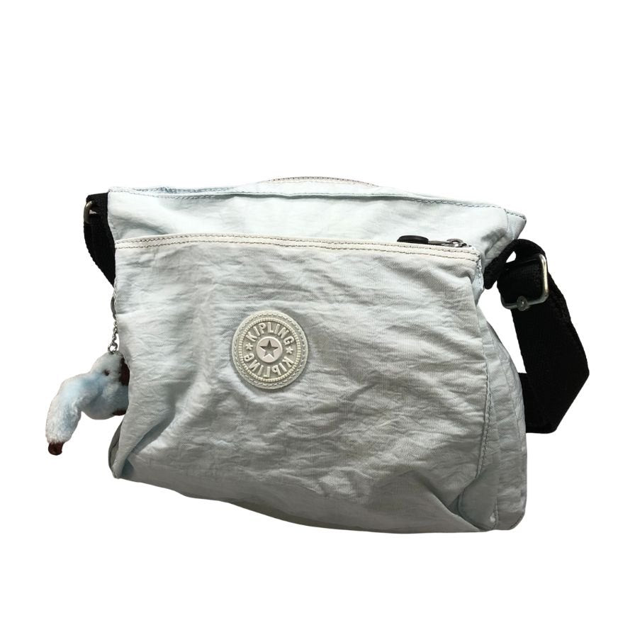 キプリング ショルダーバッグ ホワイト チャーム付き  kipling【AFE5】