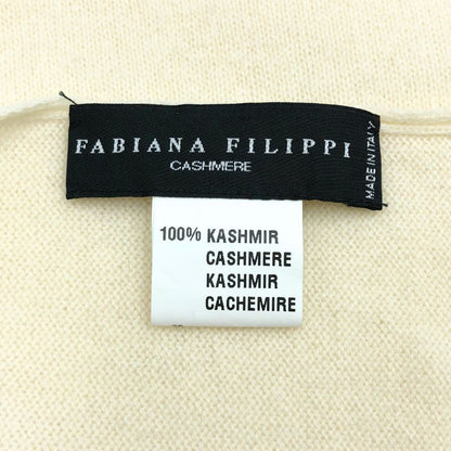ファビアナ フィリッピ カシミヤ マフラー アイボリー レディース ストール Fabiana Filippi