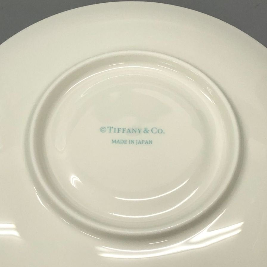 ティファニー ティーカップ 2客 ユニセックス  ホワイト TIFFANY & Co.【AFI28】【中古】