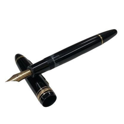 モンブラン 万年筆 マイスターシュテュック 4810 No.146 ペン先14C 585 ブラック×ゴールド MONTBLANC【AFI11】