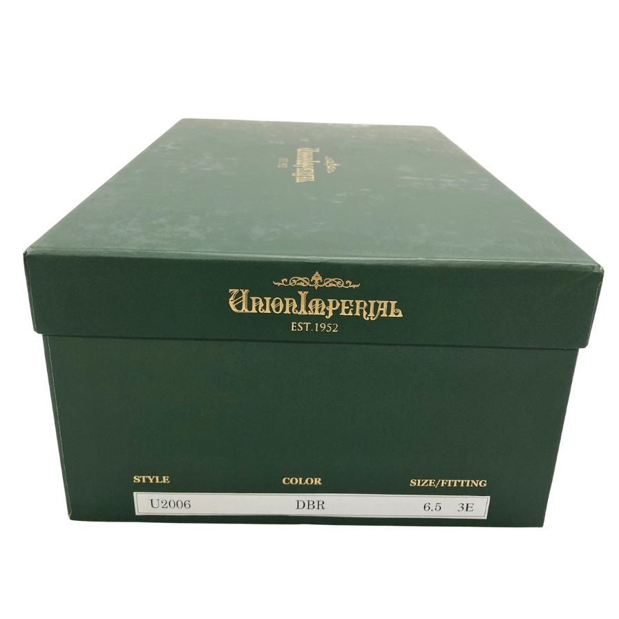 ユニオンインペリアル レザーシューズ ストレートチップ エントリーライン U2006 メンズ サイズ6.5 ブラウン UNIONIMPERIAL 約25.5cm【AFD14】