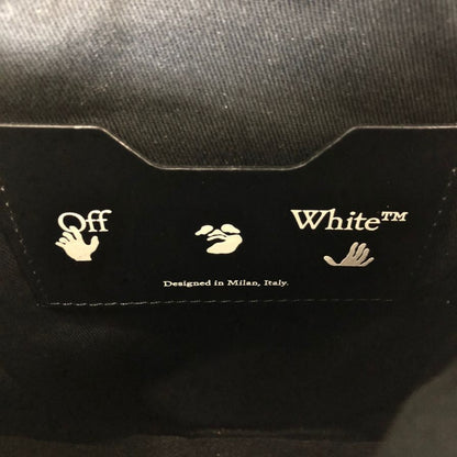 オフホワイト ショルダーバッグ  ナイロン ファスナー メンズ ブラック×イエロー  Off White【AFE6】