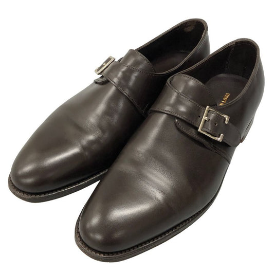 ジョンロブ シングルモンクシューズ KENTON 8695ラスト カーフ ダークブラウン メンズ 5.5E JOHN ROBB ビジネスシューズ 約24.0cm【LA】【中古】