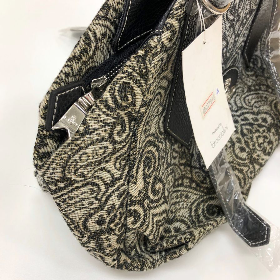 ヴィヴィアンウエストウッド アクセサリー ハンドバッグ 総柄 ポリエステル オーブ ロゴ グレー Vivienne Westwood Accesory【AFE3】