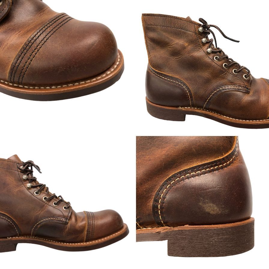 レッドウィング ブーツ 8085 アイアンレンジャー ブラウン サイズ26 メンズ REDWING 約26.0cm【AFD5】