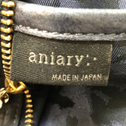 アニアリ ボディバッグ アンティークレザー ブルー ANIARY【AFE9】