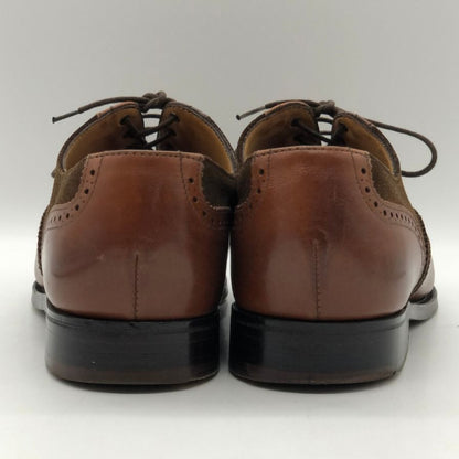アルフレッドサージェント ウイングチップ カーフ スエードコンビ ブラウン メンズ  サイズ7EEE  Alfred Sargent 約25.0cm【AFC3】