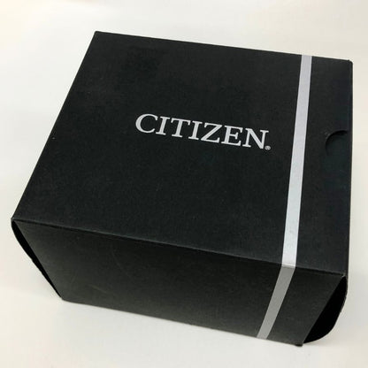 シチズン 腕時計 アテッサ エコドライブ チタン 電波 ソーラー H804-T018696 シルバー 青文字盤 メンズ CITIZEN【AFI9】