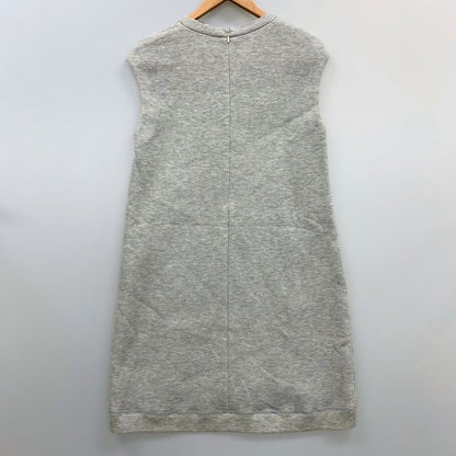 美品◆エムエスジーエム ノースリーブ ワンピース パイナップル刺繍 レディース サイズ38 グレー MSGM 【AFB19】