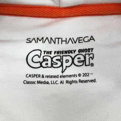 美品◆サマンサベガ プルオーバーパーカー Casper ホワイト レディース サイズフリー Samantha Vega 【AFB24】