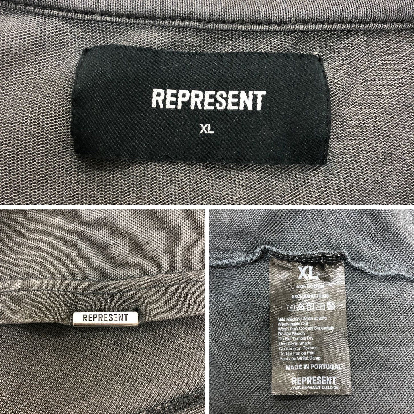 美品◆リプレゼント Tシャツ ダイナソー メンズ サイズXL ブラック REPRESENT 【AFB24】