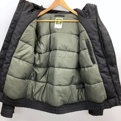 中古◆ジースター ロゥ ジャケット 中綿 キルティング フード グレー メンズ サイズM G-STAR RAW RACKLER HDD BOMBER 【AFA24】