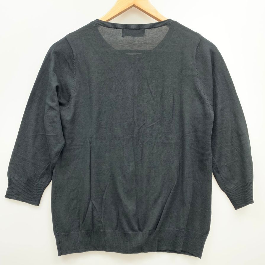 美品◆ジャスグリッティ― セーター レディース ブラック サイズ2 JUSGLITTY 【AFB43】