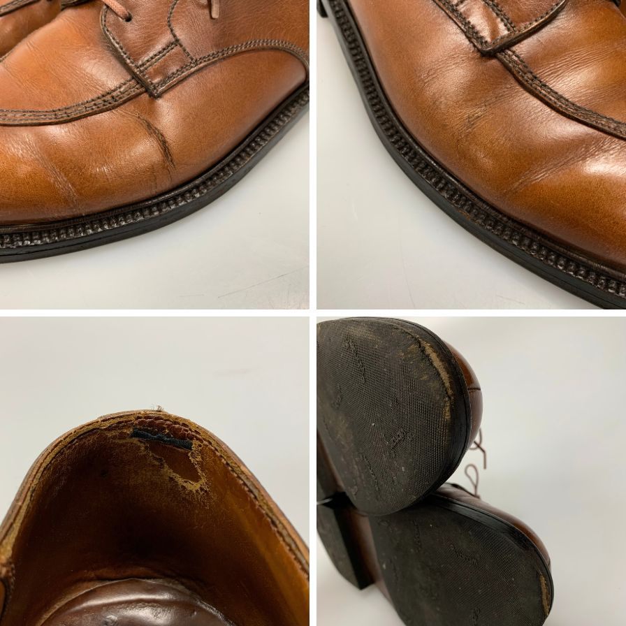 ジェイエムウエストン Uチップ ブラウン 6D メンズ 革靴 J.M. WESTON ビジネスシューズ 約24.5cm【LA】【中古】