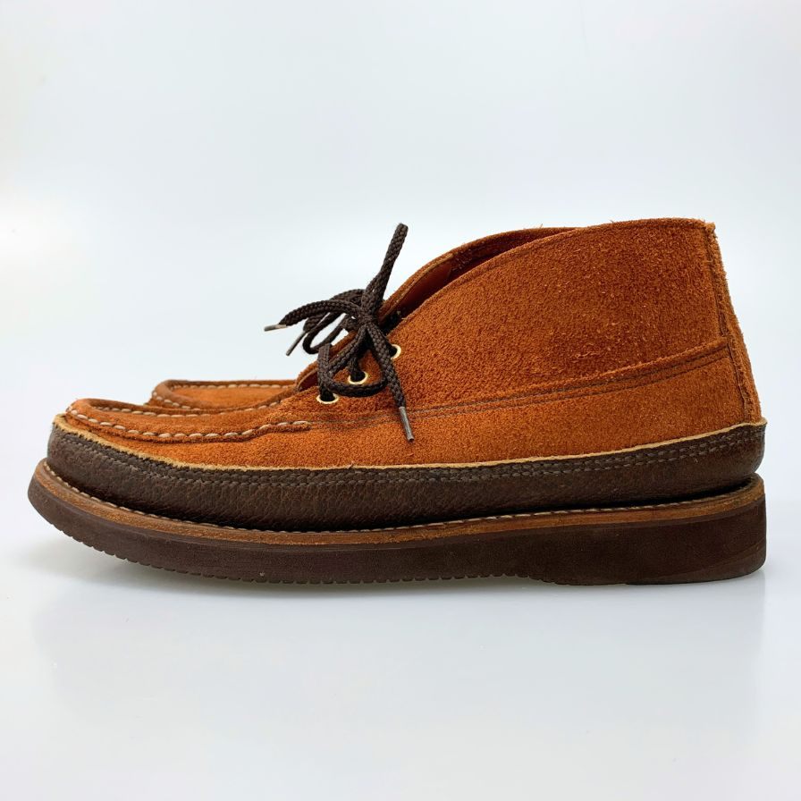 ラッセルモカシン チャッカブーツ スエード モカシン 4410 ブラウン メンズ サイズ9.5D Russell Moccasin 約28.0cm【AFC31】