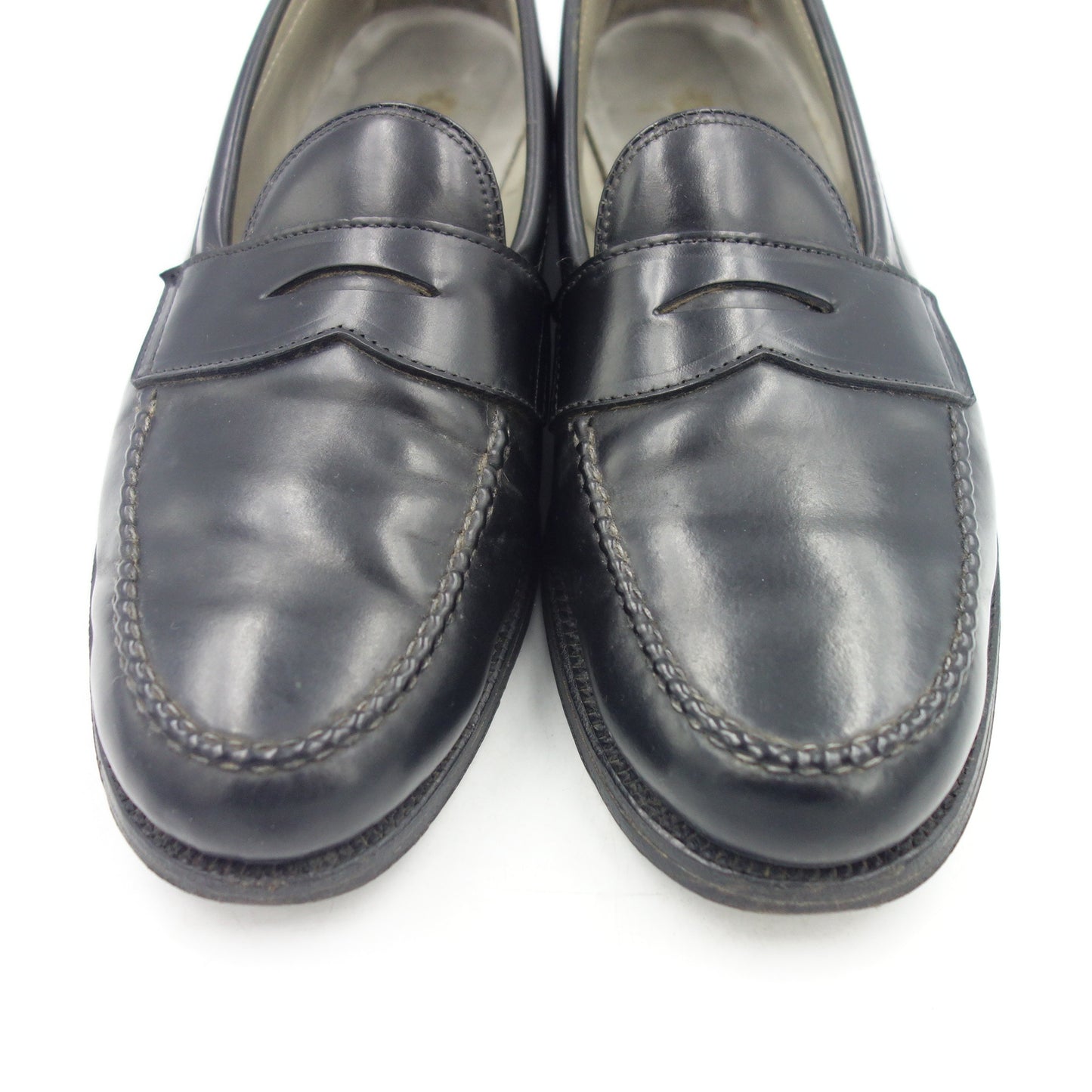 Used ◆Alden Leather Shoes 987 Cordovan Penny Loafers Men's Black US10.5D Alden [LA] 