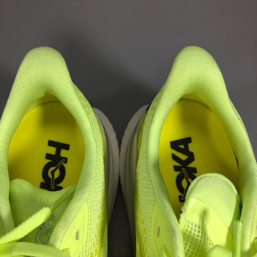 ホカオネオネ ランニングシューズ マッハ X3 イエロー メンズ 25㎝ HOKA ONE ONE【AFC5】【中古】