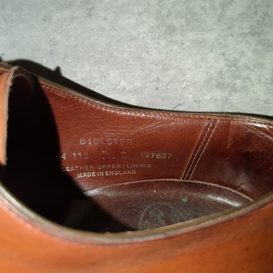 クロケット＆ジョーンズ ビチェスター Uチップ  カーフ ブラウン サイズUK7.5D CROCKETT&JONES ビジネスシューズ 約26.0cm【LA】【中古】
