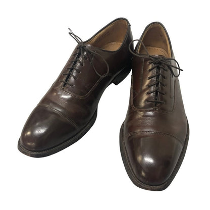 ジョンストン＆マーフィー レザーシューズ ストレートチップ オプティマ カーフ ブラウン メンズ サイズ10D Johnston&Murphy 約28.0cm【AFC1】