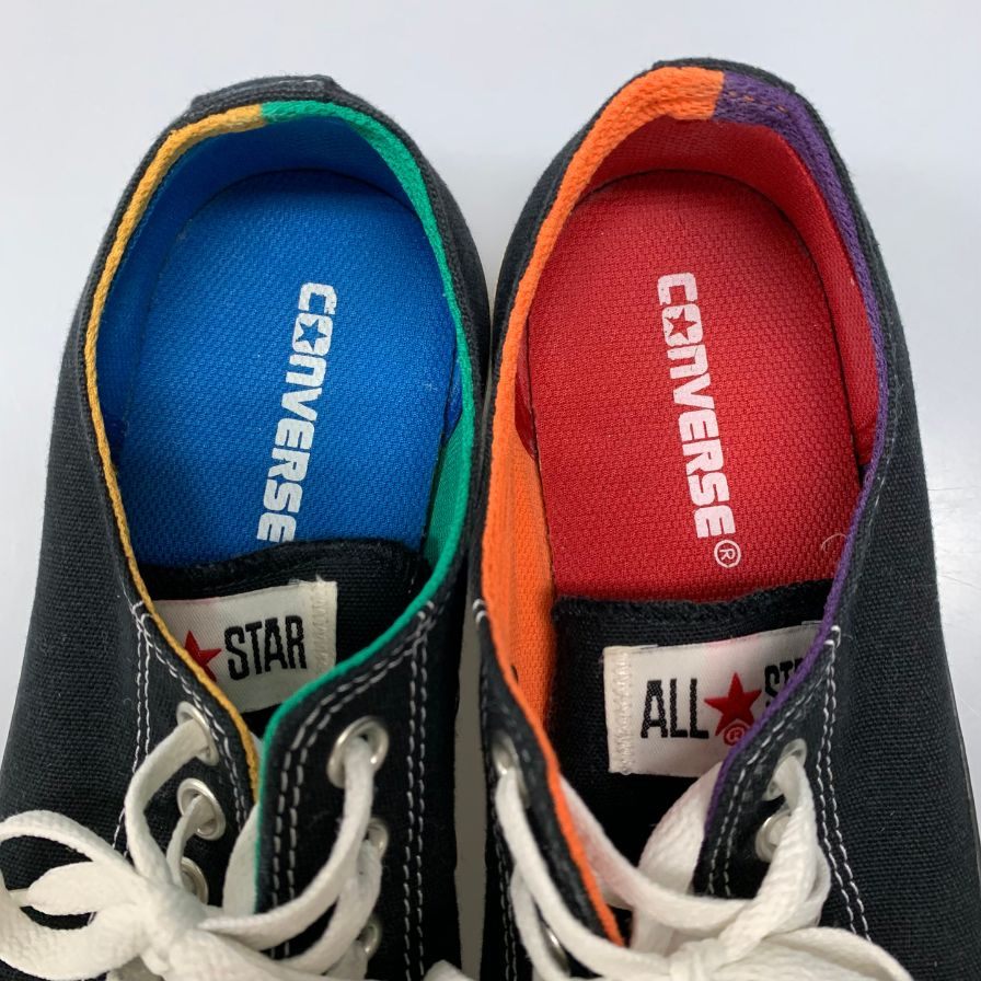 コンバース オールスター キャンバス ローカット スニーカー1CL470 メンズ サイズ27.5cm マルチカラー converse 約27.5cm【AFC7】