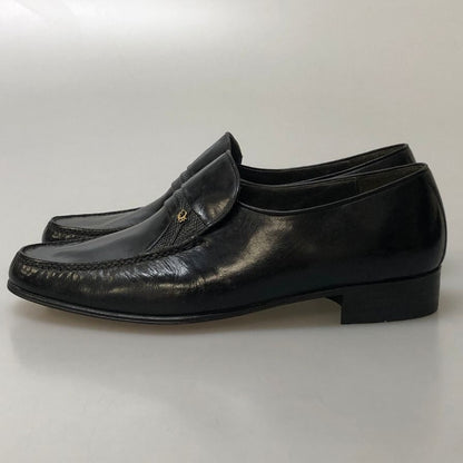 クリスチャンディオール レザー  ローファー ブラック メンズ 日本製 サイズ 39 Christian Dior 約24.5cm【AFD7】