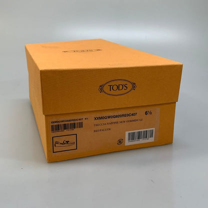 トッズ ドライビングシューズ タッセル スエード メンズ グレー サイズ6.5 TOD‘S 約25.5cm【AFD7】