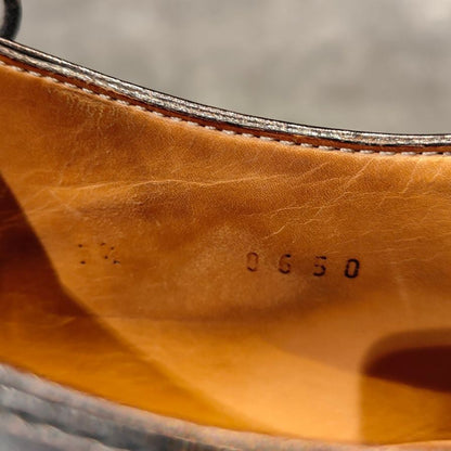 ベルルッティ レザーシューズ ホールカット 1004 カーフ ブルーパティーヌ  サイズUK7.5 Berluti ビジネスシューズ 約26.0cm【LA】【中古】