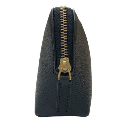 モンンブラン レザー ポーチ スノーホワイト イタリア製 ユニセックス ブラック Mont Blanc【AFE5】