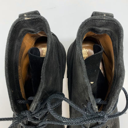 トリッカーズ カントリーブーツ M7112 スエード ブラック メンズ サイズ7ハーフ Tricker's 約25.5cm【AFC41】