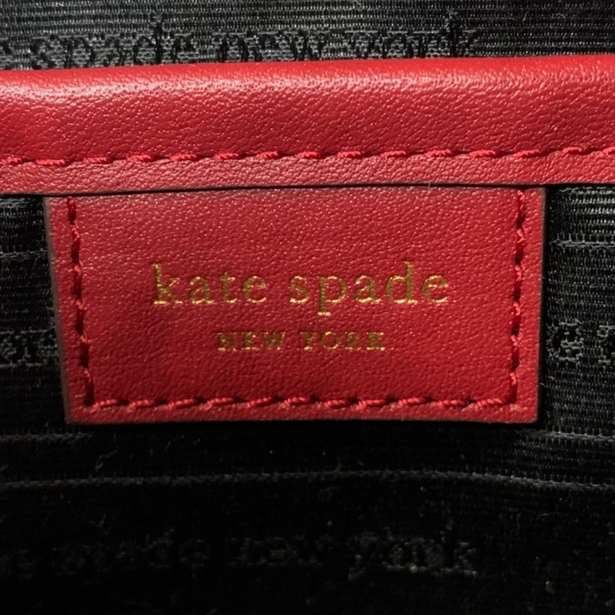 ケイトスペード マンハッタン ケーブル ニット シアリング スモール トート KE204 レッド レディース kate spade【AFE9】