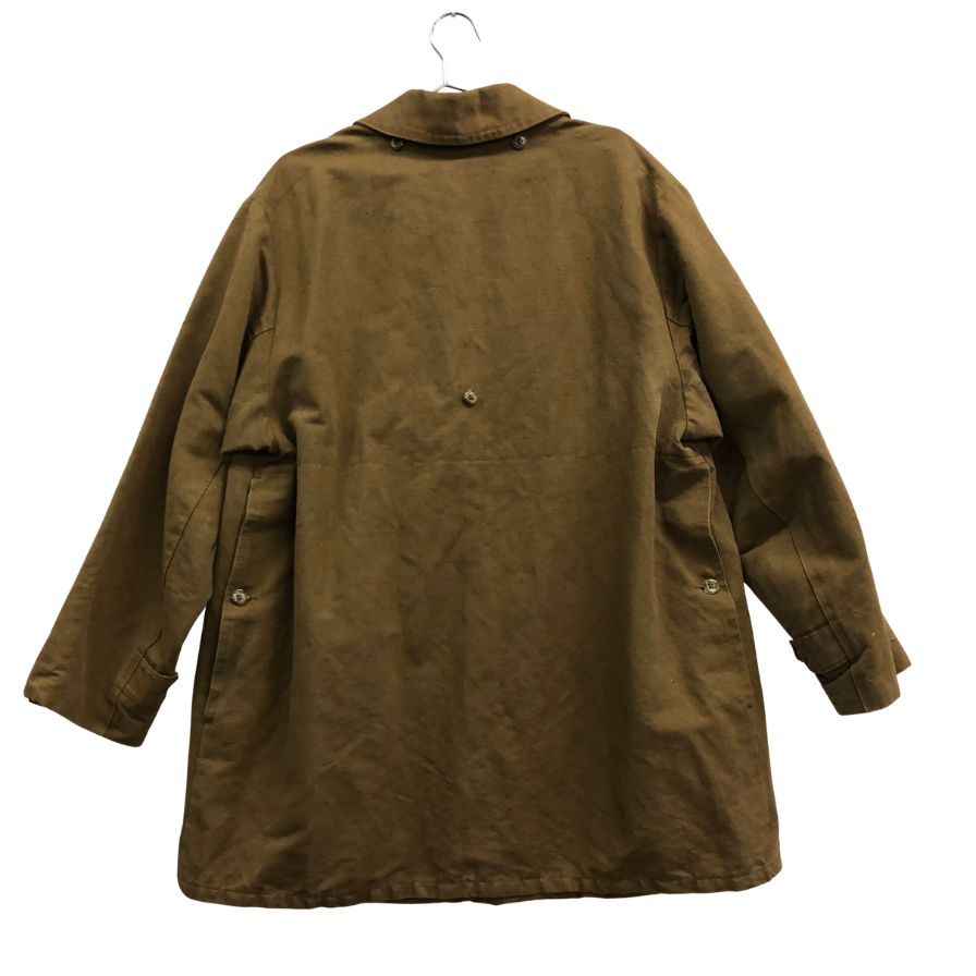 極美品◆メッツ 9301 40-50s ヴィンテージ ハンティング コート コットン ブラウン サイズ54 メンズ フランス製 Mettez 【AFA19】