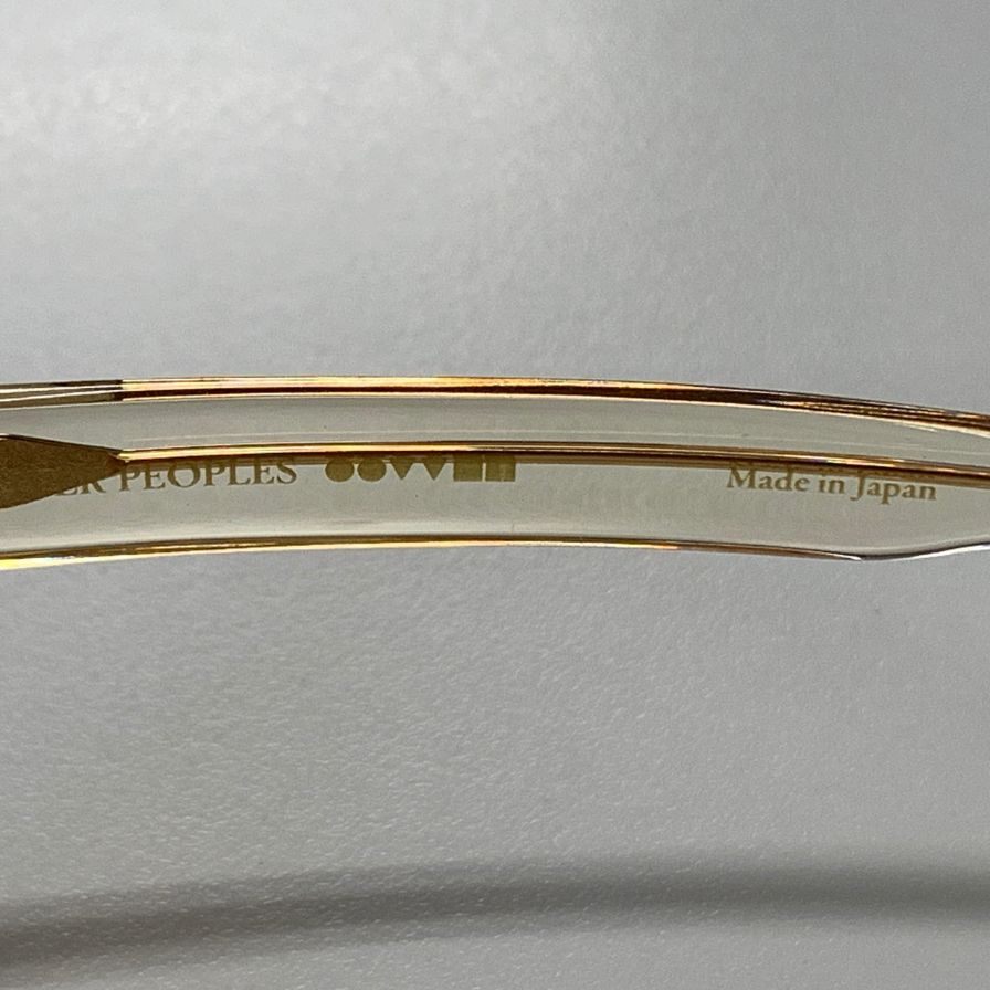 オリバーピープルズ×メゾンキツネ サングラス クリア 51□21 140 OLIVER PEOPLES × MAISON KITSUNE【AFI13】